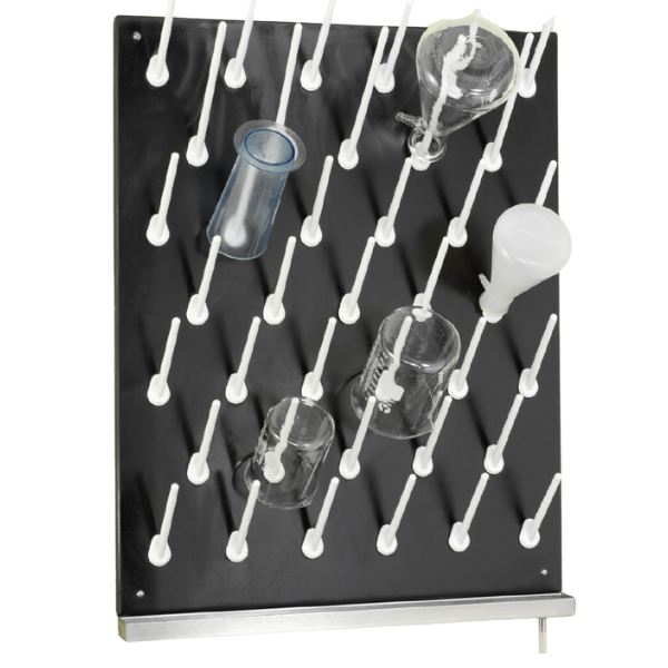 inter dyne systems epoxy pegboard lab drying rack