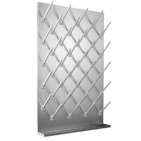 inter dyne systems stainless steel pegboard drying rack